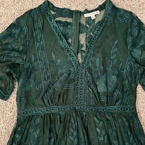 Haute Monde, dark green, Size L, dress - great condition only worn once